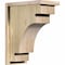 Ekena Millwork Mediterranean Rough Sawn Corbel w/Backplate, Douglas Fir, 8"W x 14"D x 18"H COR08X14X18MED01RDF - alternate 1